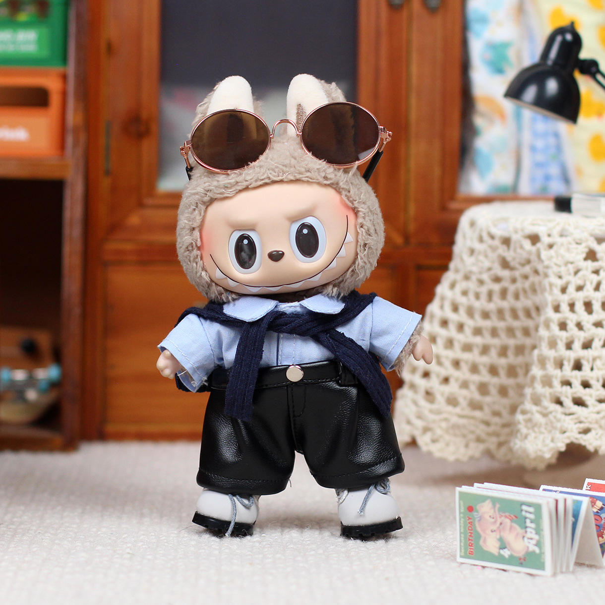 Travel Accessories For Kids - For Labubu V2 V1 Plush Idol