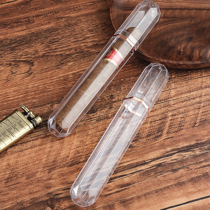 Travel Accessories Box - Acrylic Travel Cigar Tube Fashion Humidor