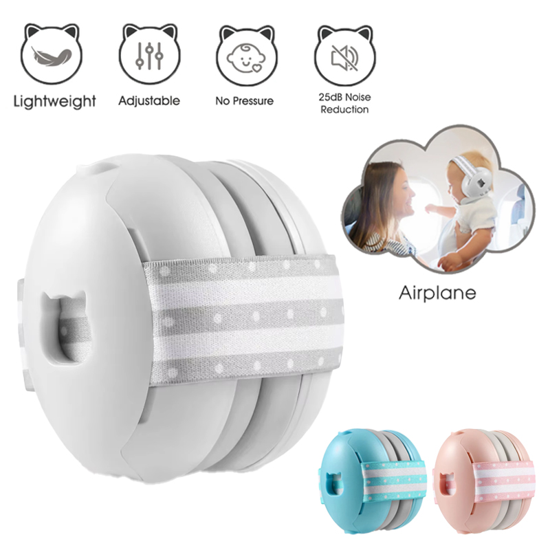 Travel Accessories For 1 Year Old - NEW K10 Baby Noise Cancelling Earmuffs