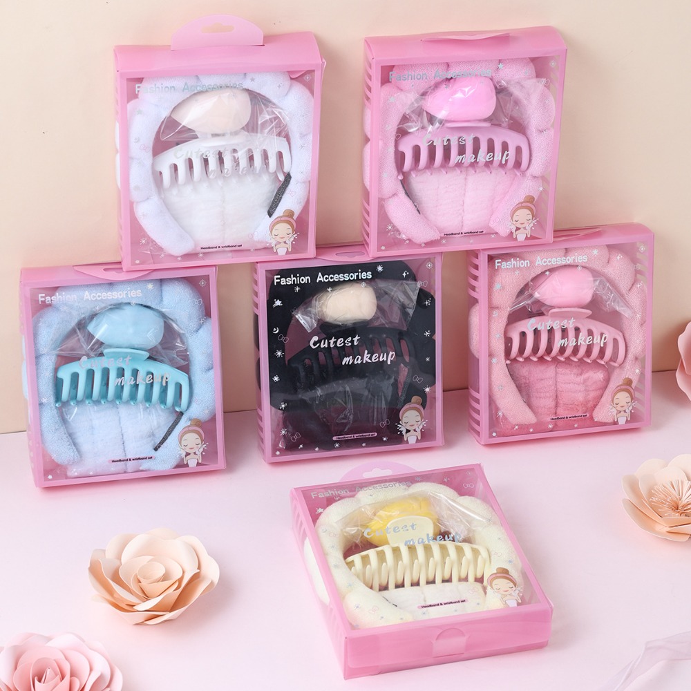 Travel Accessories Box - 5pcs Box Headband Wristbands for Girls