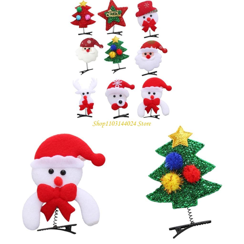 Travel Accessories For Kids - Cartoon Christmas Hair Clip Festival Headwear