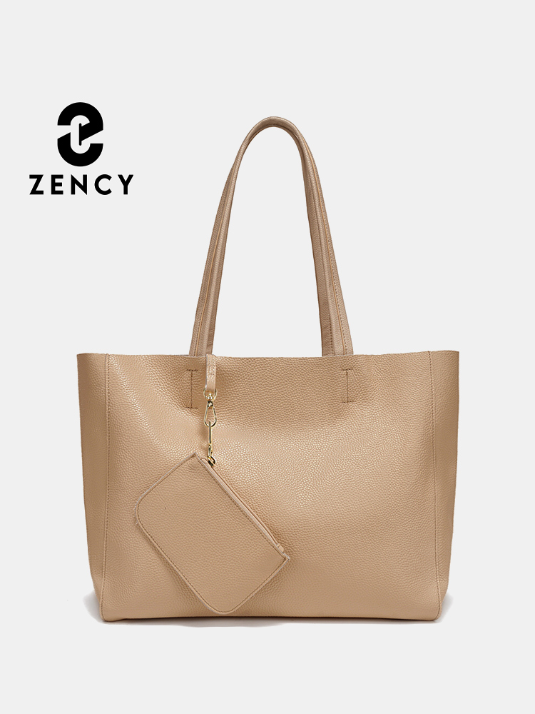 Travel Accessories Tech - Zency Genuine Leather Large Tote Bags