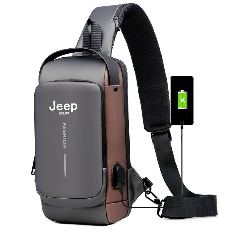 Travel Accessories Tech - Jeep Buluo Men Anti Theft Sling