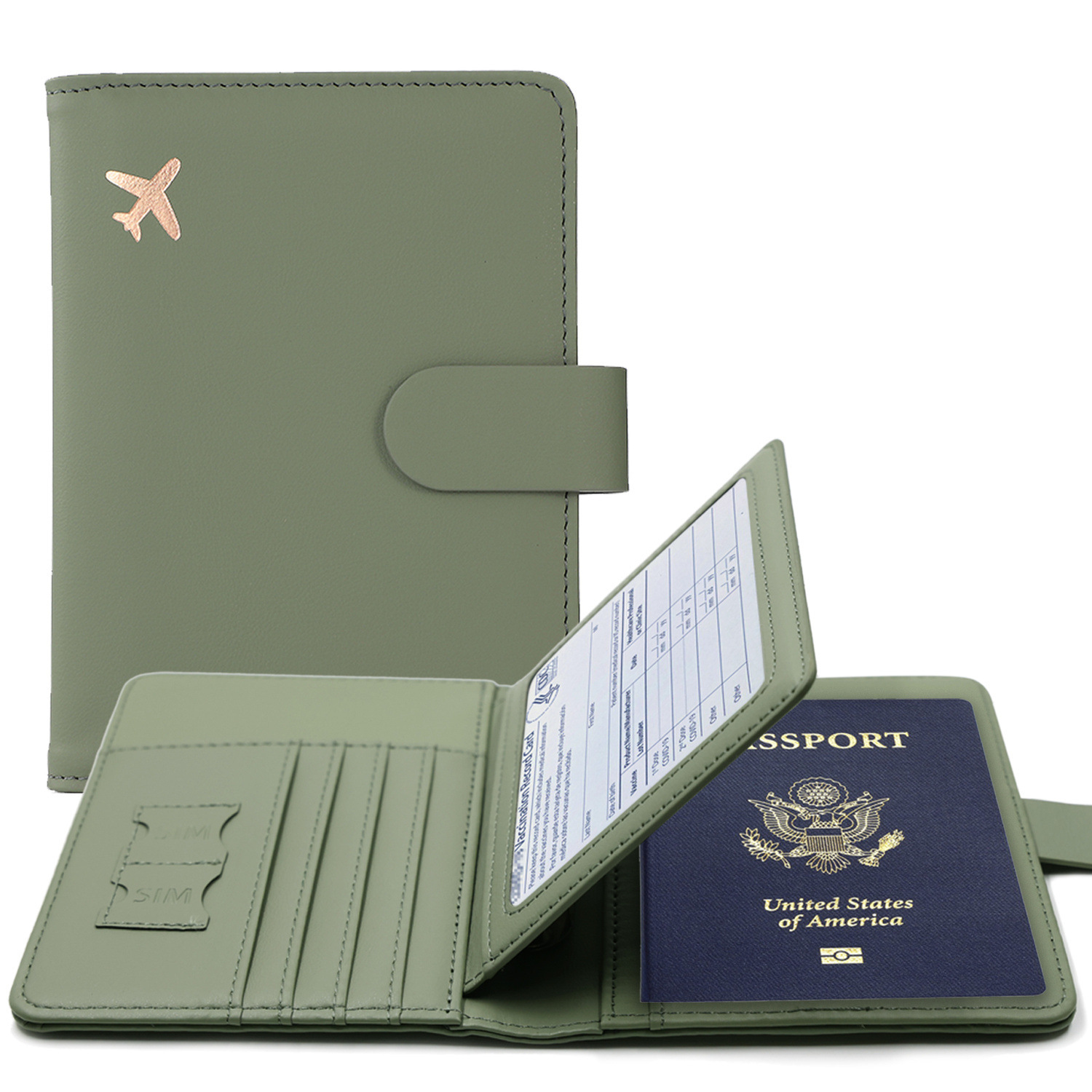 Travel Accessories Wallet - RFID Passport Cover Case Passport Holder