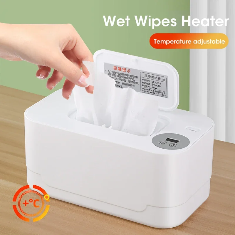 Travel Accessories For 1 Year Old - Portable Baby Wipe Warmer 2-in-1 Heated