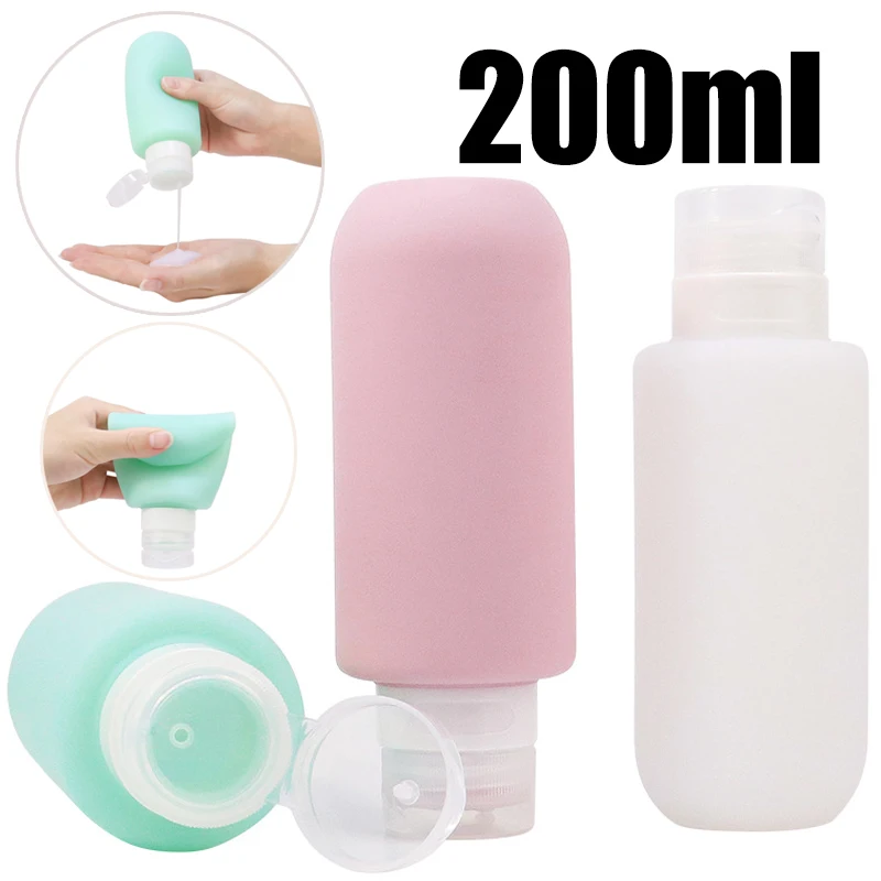 Travel Accessories Wholesale - 200ml Silicone Bottle Refillable Bottle Lotion