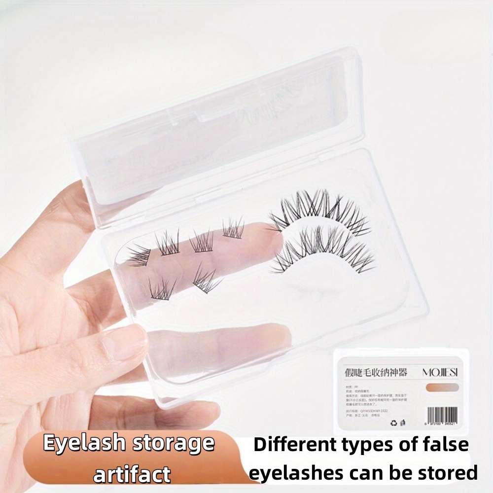 Travel Accessories Box - Portable False Eyelashes Storage Box Travel
