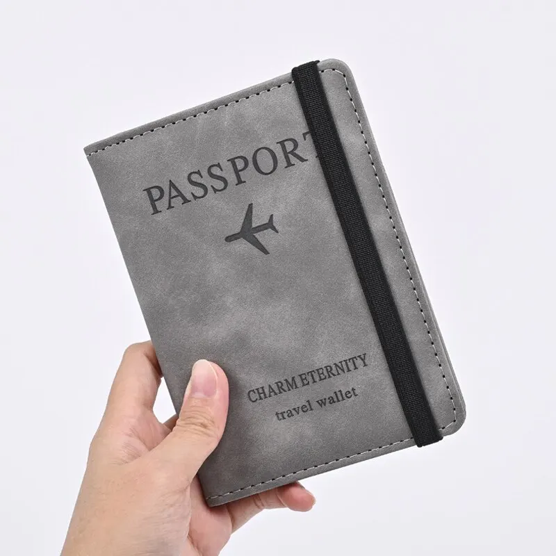 Travel Accessories Wallet - Men PU Leather Wallet Travel Passport