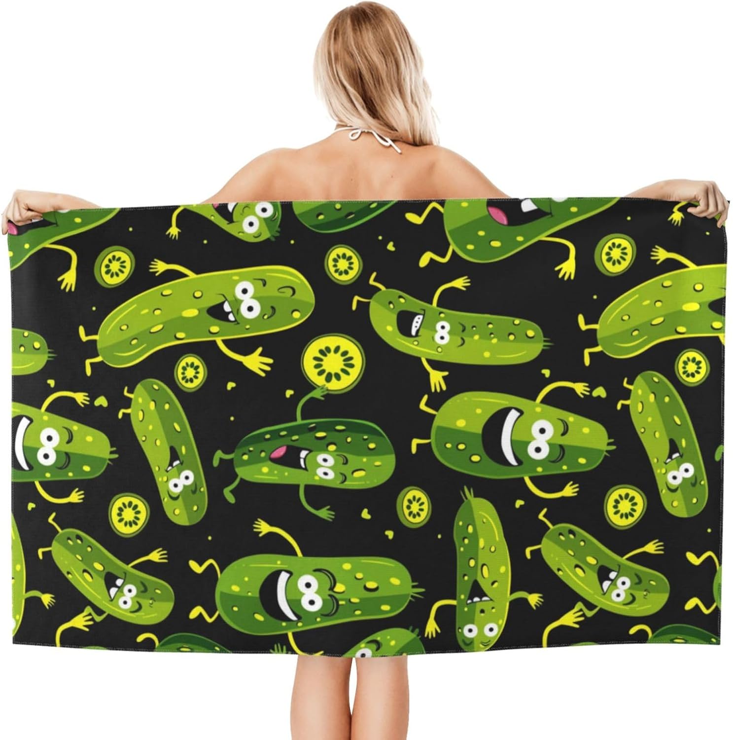 Funny Pickle Beach Towel, Soft - огляд і ціна Travel Towel Quick Dry