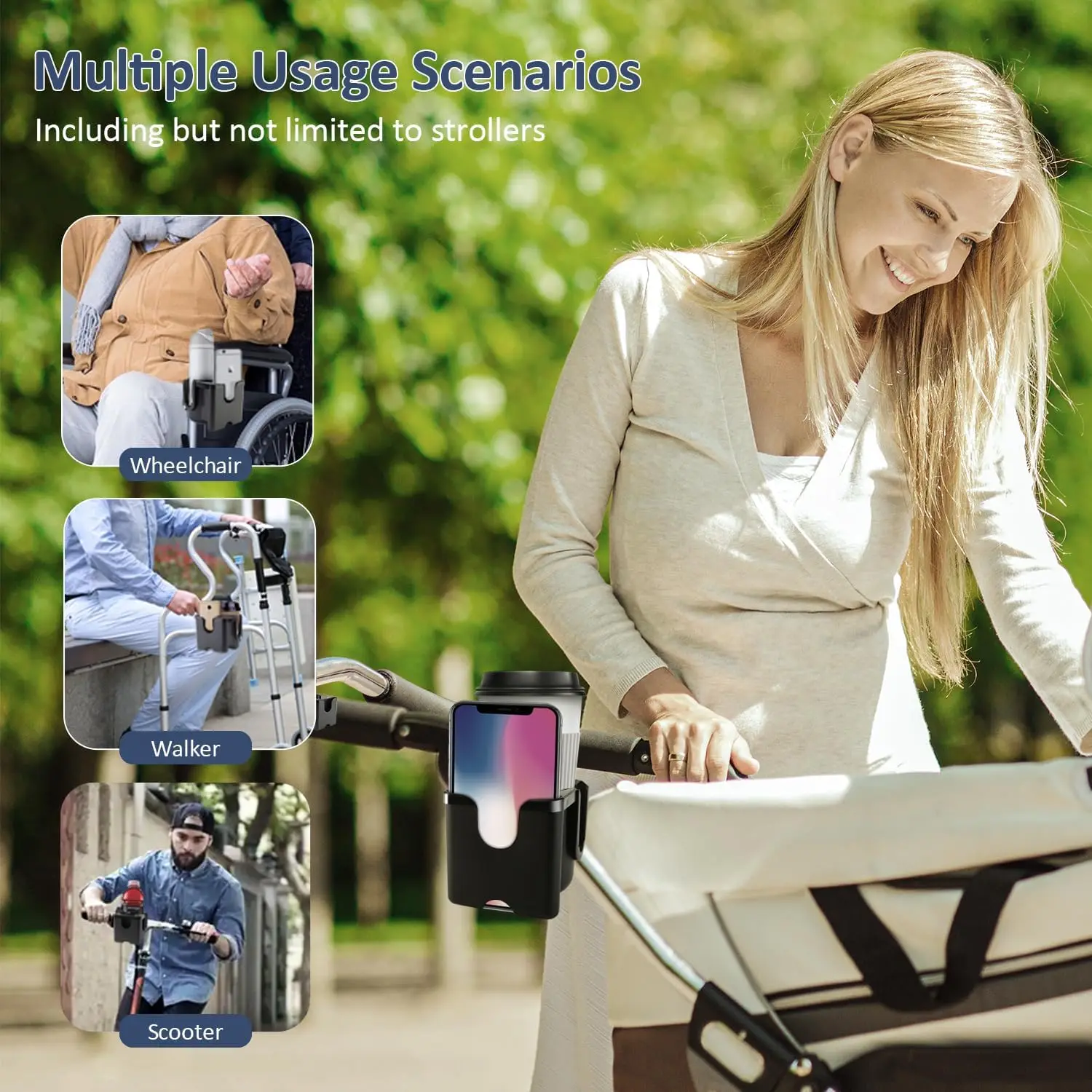 Anti-Slip Pram Cup Holders for - огляд і ціна Travel Accessories For 1 Year Old