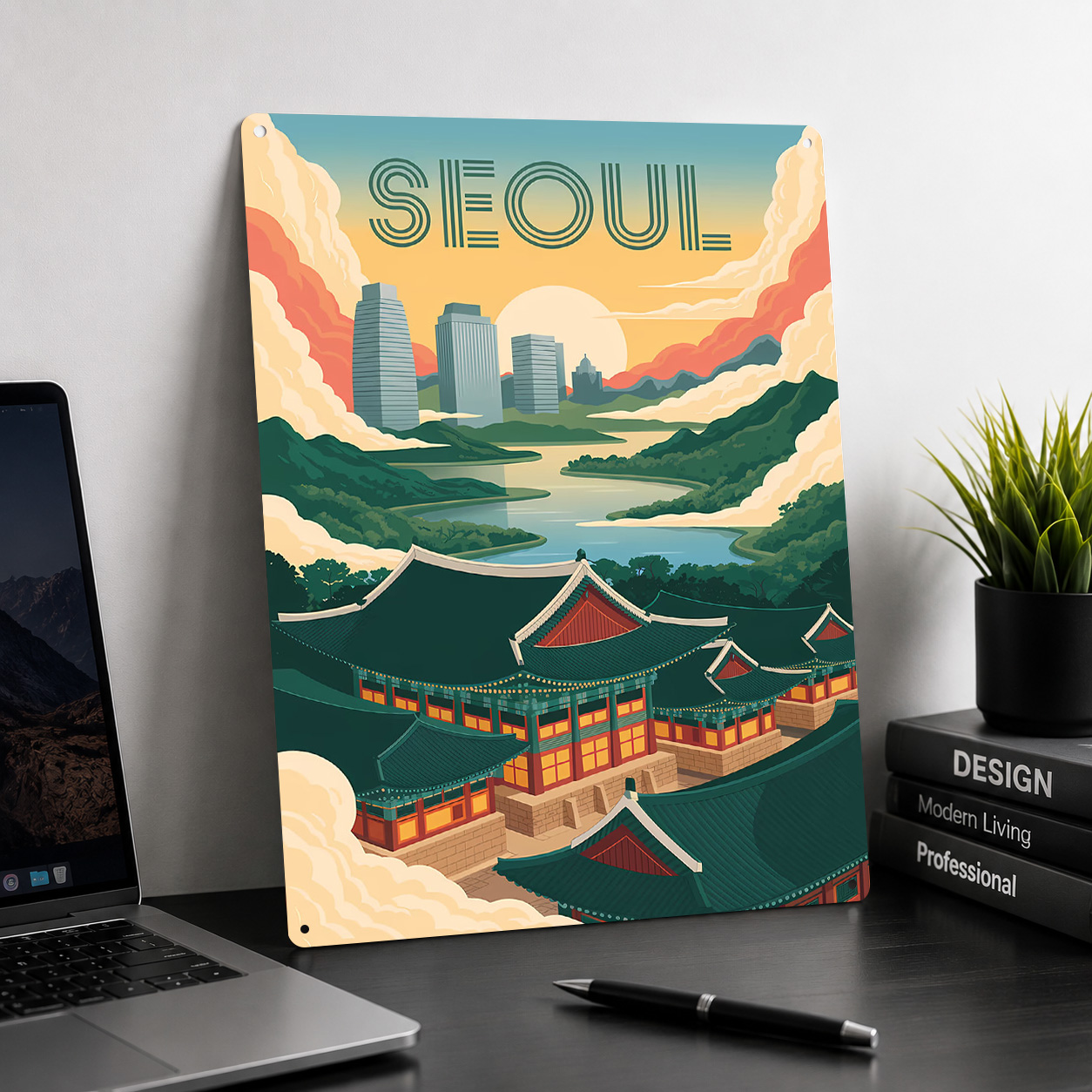Seoul Travel Art Metal Poster  - огляд і ціна Travel Accessories For Europe