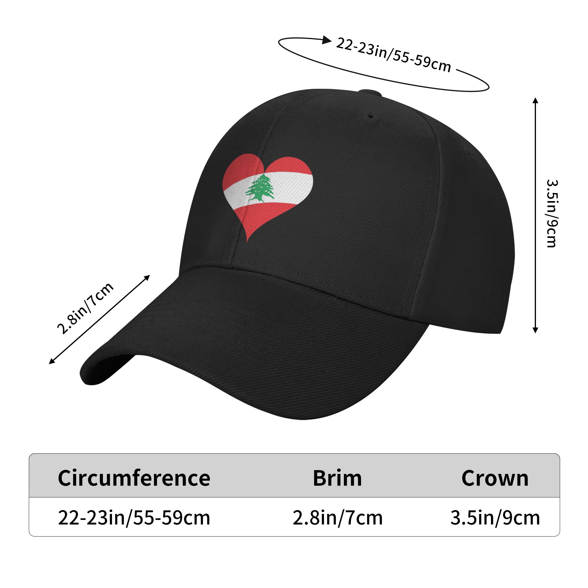 Men Women Lebanon Flag Heart A - огляд і ціна Travel Accessories Lebanon