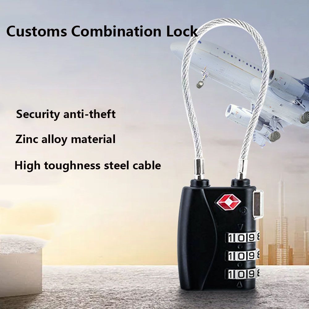 Waterproof Cable Luggage Lock  - огляд і ціна Cable Lock Combination