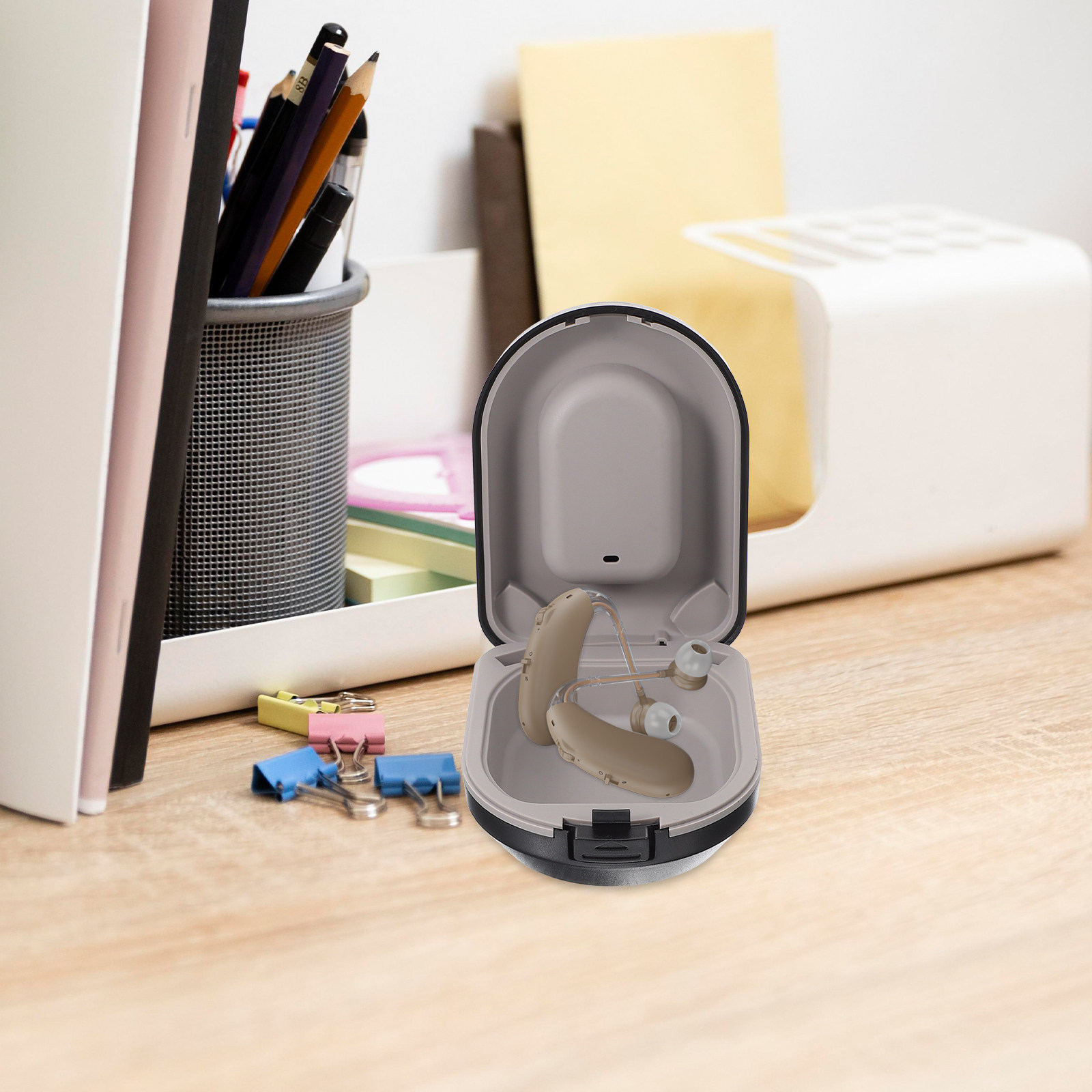 Portable Hearing Aid Case Ligh - огляд і ціна Travel Accessories Box