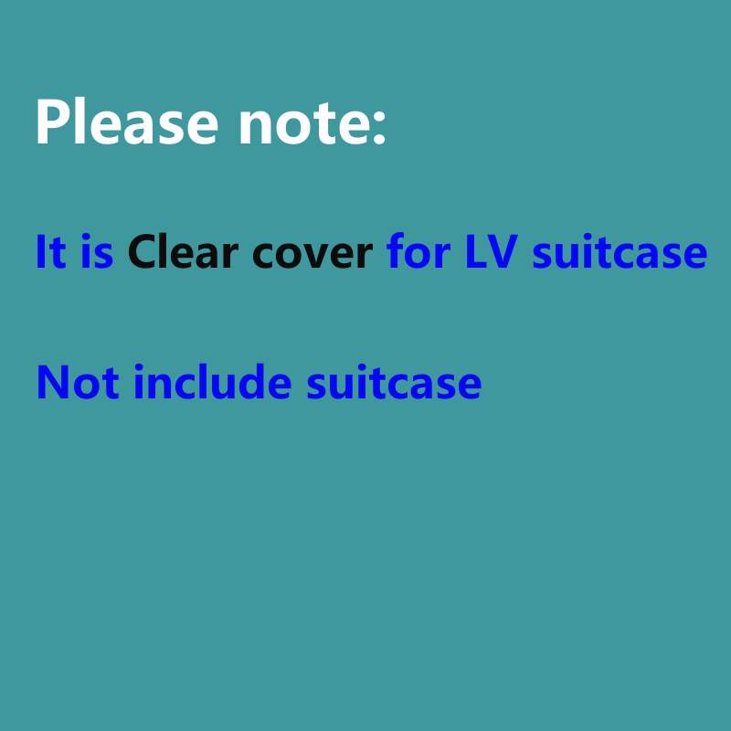 Transparent Cover for LV Suitc - огляд і ціна Travel Accessories Louis Vuitton
