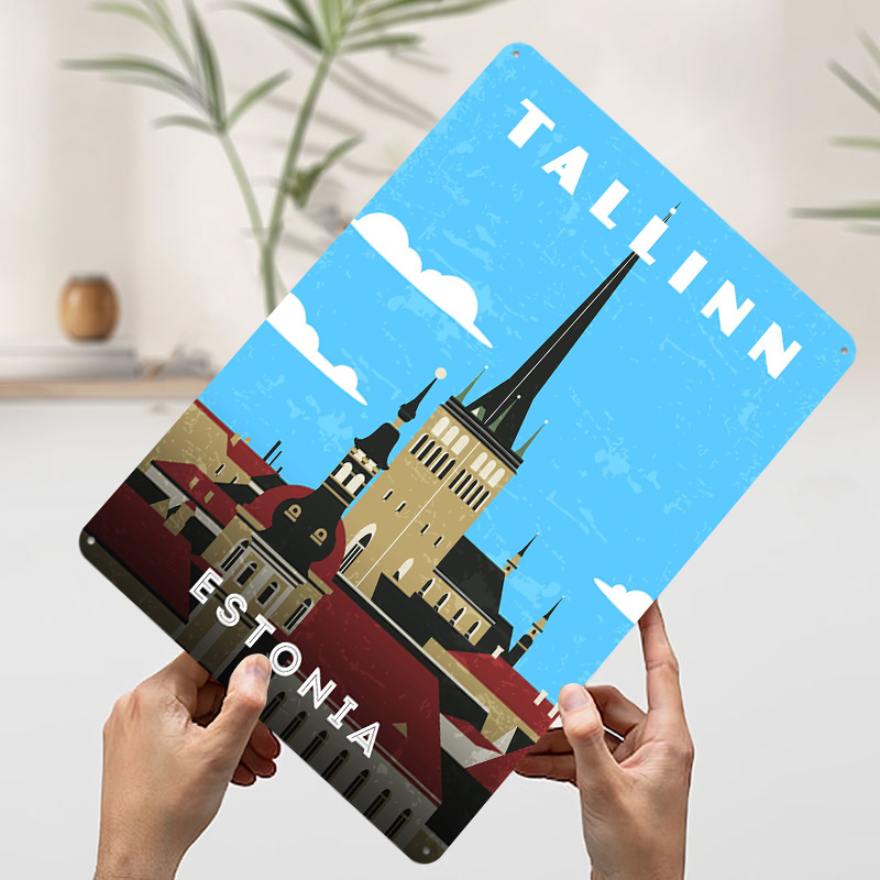 Estonia Retro Travel Poster Cu - огляд і ціна Travel Accessories For Europe