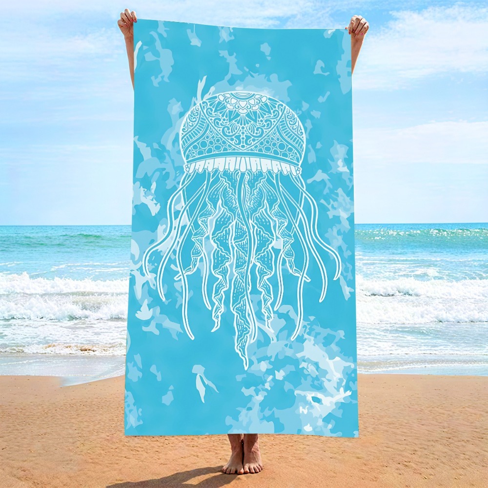 27.5x55inch Blue Ocean Jellyfi - огляд і ціна Travel Towel Quick Dry
