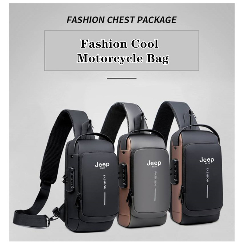 Jeep Buluo Men Anti Theft Slin - огляд і ціна Travel Accessories Tech
