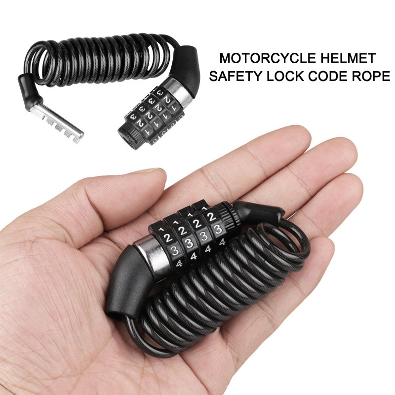 Motorcycle Bicycle Anti-Theft  - огляд і ціна Cable Lock Combination