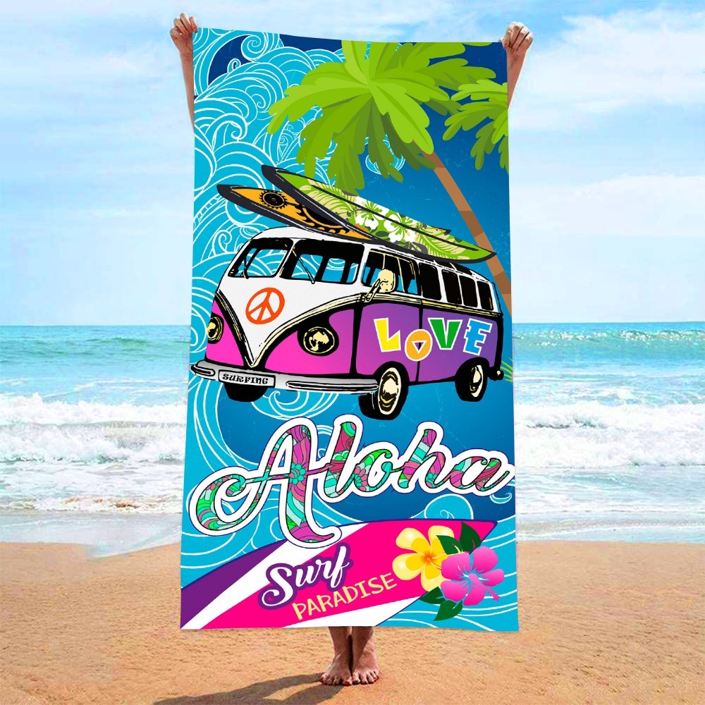 Leopard Print Bath Towel 70x14 - огляд і ціна Travel Towel Quick Dry