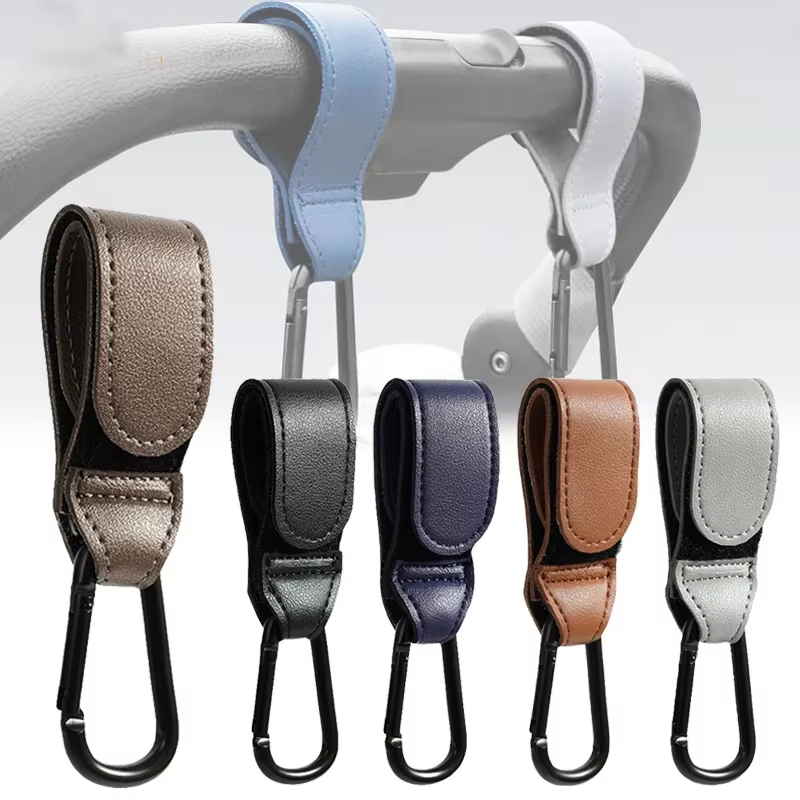 2Pcs Leather Cart Hooks Baby S - огляд і ціна Travel Accessories For 1 Year Old