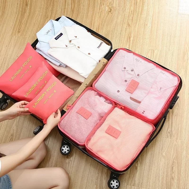 6pcs Set Travel Storage Bags S - огляд і ціна Travel Accessories Kit Bag