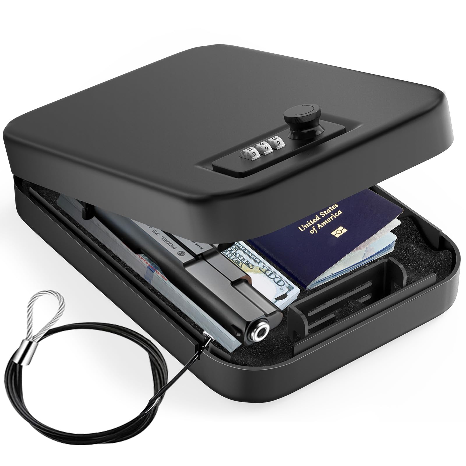Security Safe Box Personal Saf - огляд і ціна Cable Lock Combination