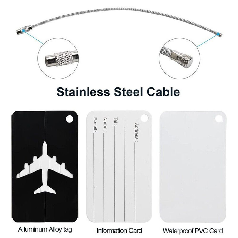 Aluminium Travel Luggage Tags  - огляд і ціна Travel Accessories Kmart