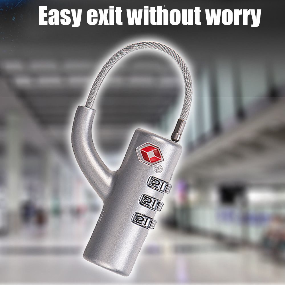 High Security Cable Luggage Lo - огляд і ціна Cable Lock Combination