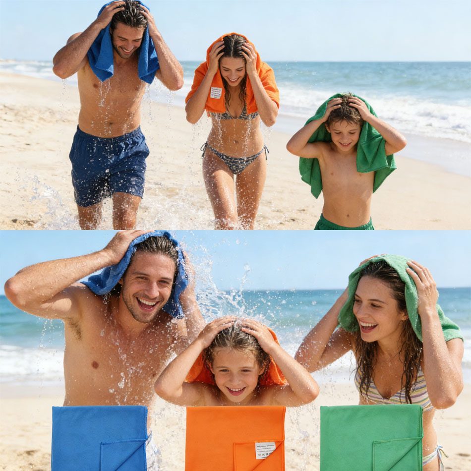 1PC Microfiber Beach Towel Qui - огляд і ціна Travel Towel Quick Dry