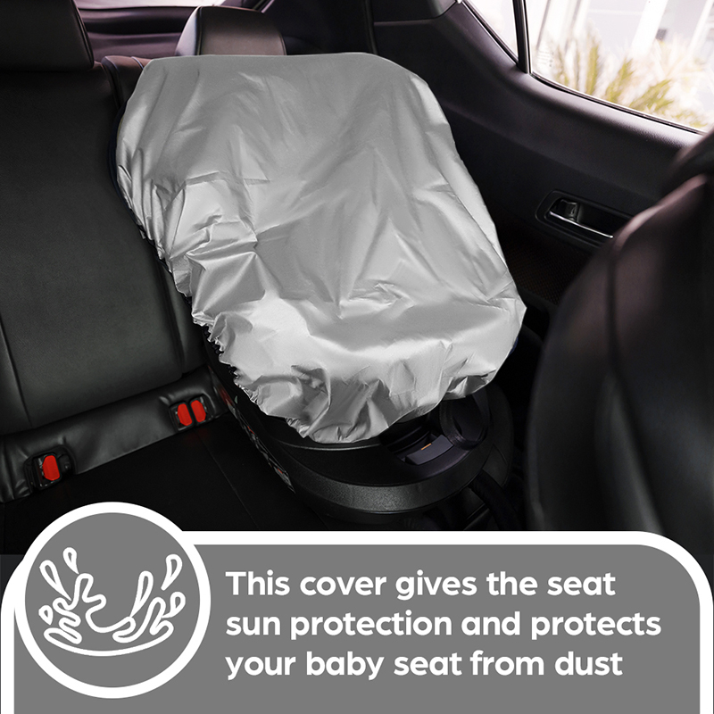 1PC Silver  Baby Car Seat Sun  - огляд і ціна Travel Accessories For 1 Year Old