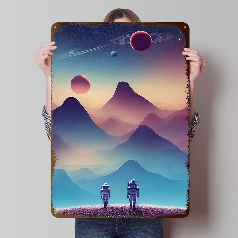 Astronaut Traveling Poster Cus - огляд і ціна Travel Accessories For Europe