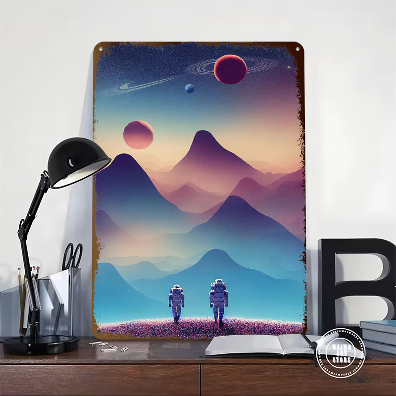 Astronaut Traveling Poster Cus - огляд і ціна Travel Accessories For Europe