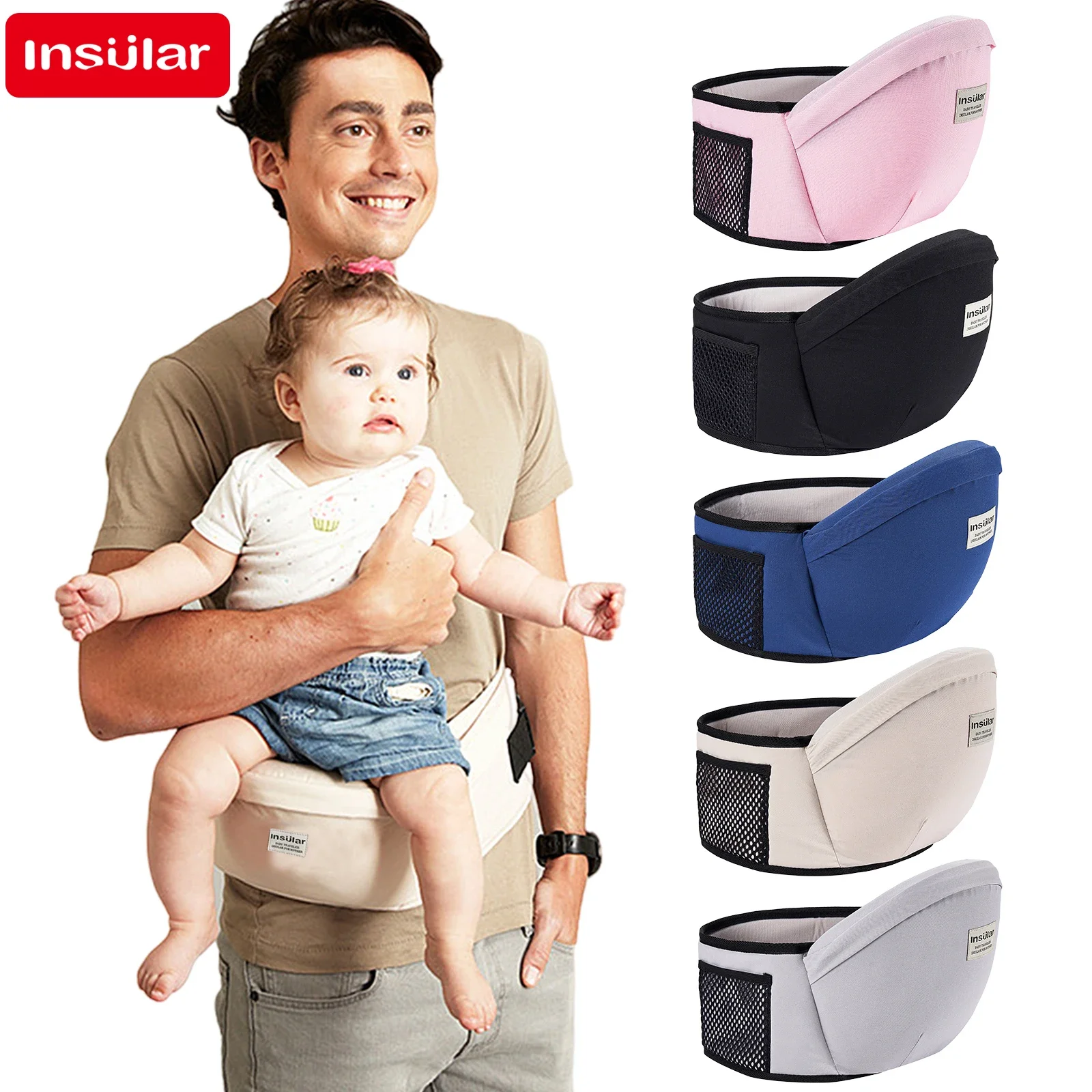 Thickened Baby Hip Seat Carrie - огляд і ціна Travel Accessories For 1 Year Old