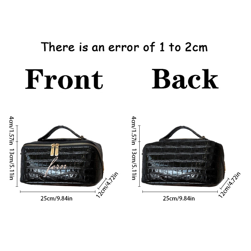 Embroidered Croc Makeup Bag Pe - огляд і ціна Travel Accessories Gifts For Her